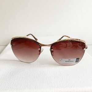 NWT FGX rose gold wire sunglasses